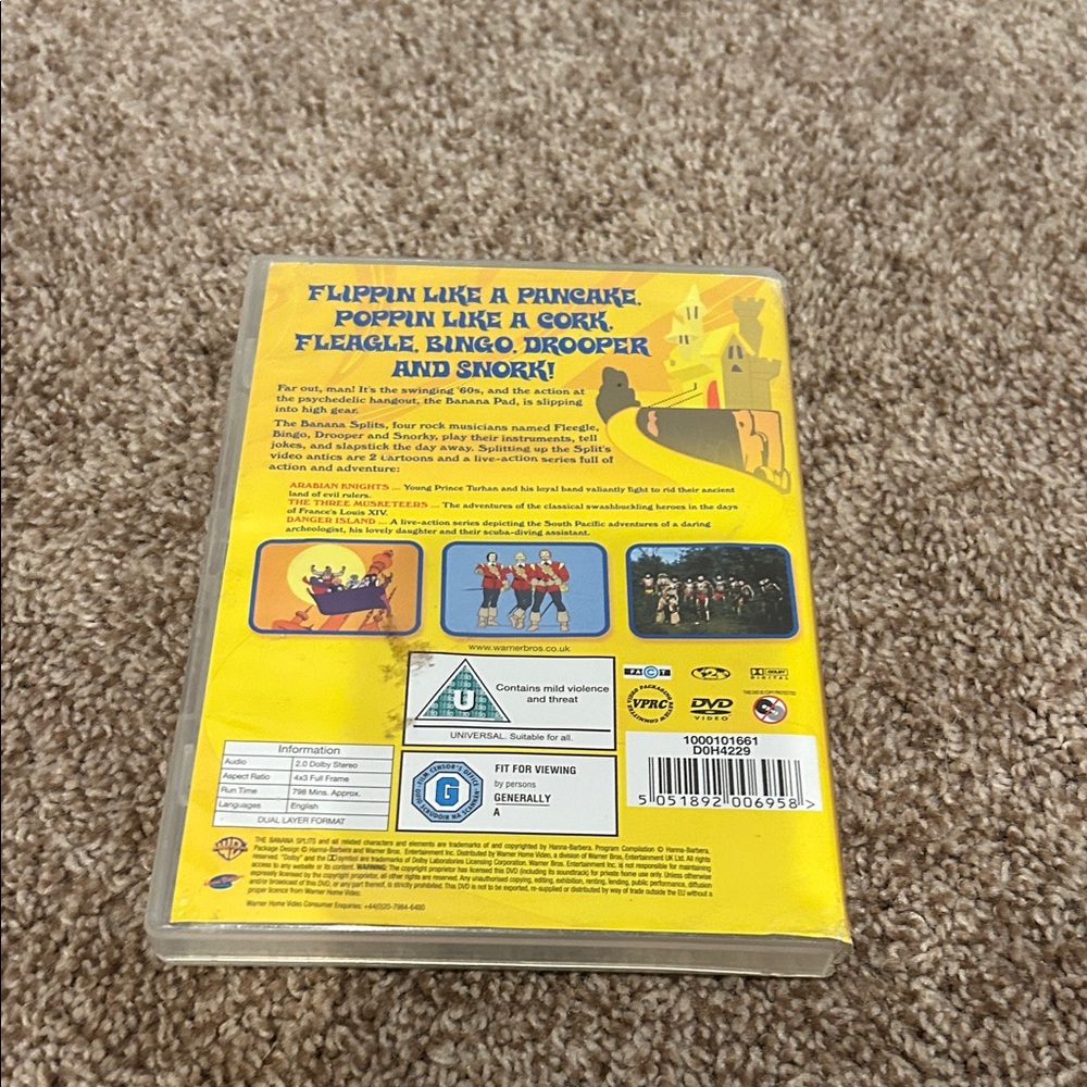 The Banana Splits Complete Season 1 DVD Box Set Kids TV Show Series - Picture 2 of 3